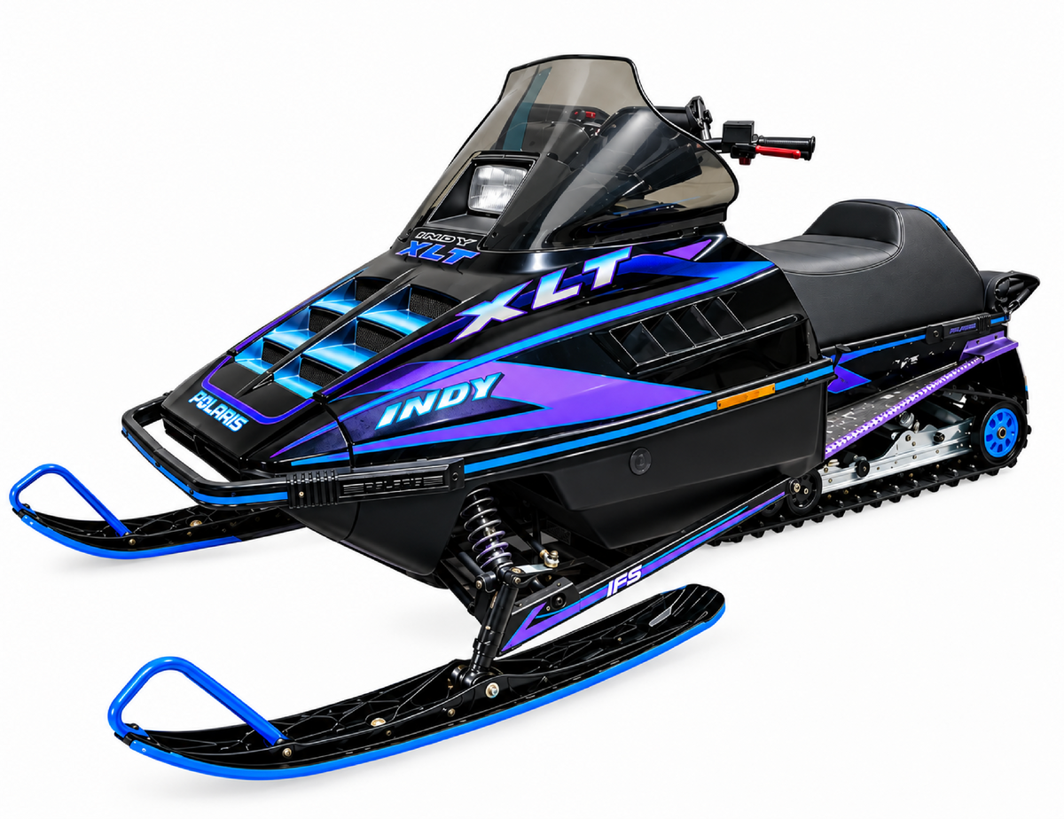 Indy Voltage ’95 - 1995 Polaris XLT SKS Decal Package — Polaris Indy XLT — original preset photograph