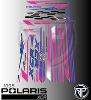 1996 Polaris XCR 600 Decal Package