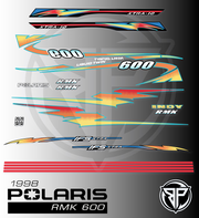 1998 Polaris RMK 600 Decal Package