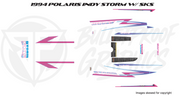 1994 Polaris Storm complete decal package artwork