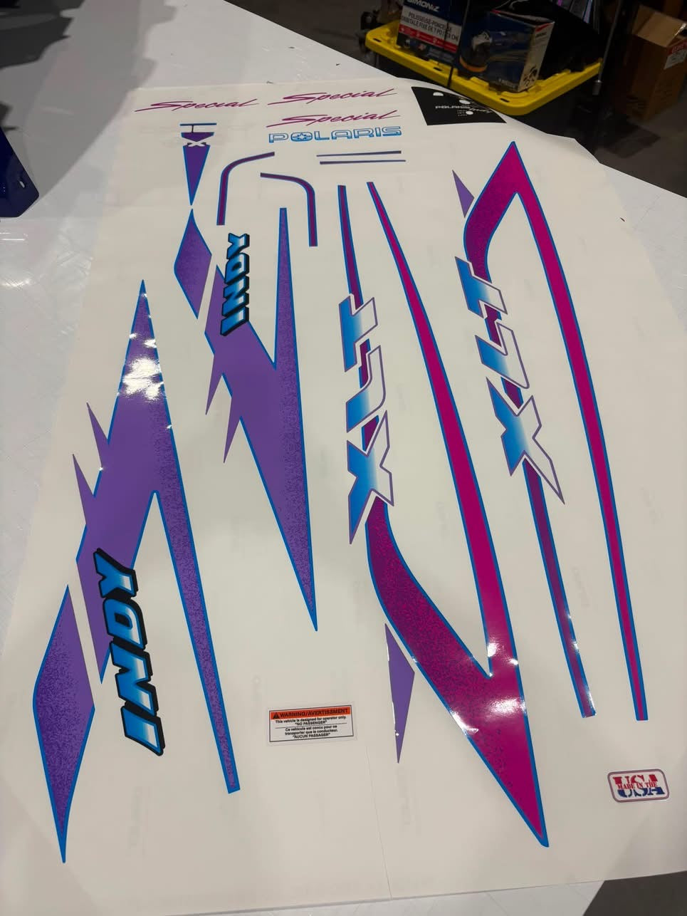 1995 Polaris XLT Special decal reference