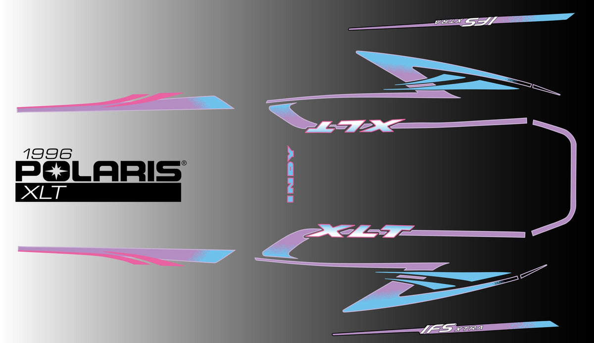 Polaris XLT decal package reference