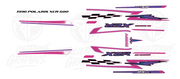 Polaris Indy XCR 600 complete decal package artwork