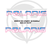 Polaris Storm seat decal set artwork