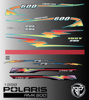 Polaris Indy 600 and 700 RMK decal package artwork