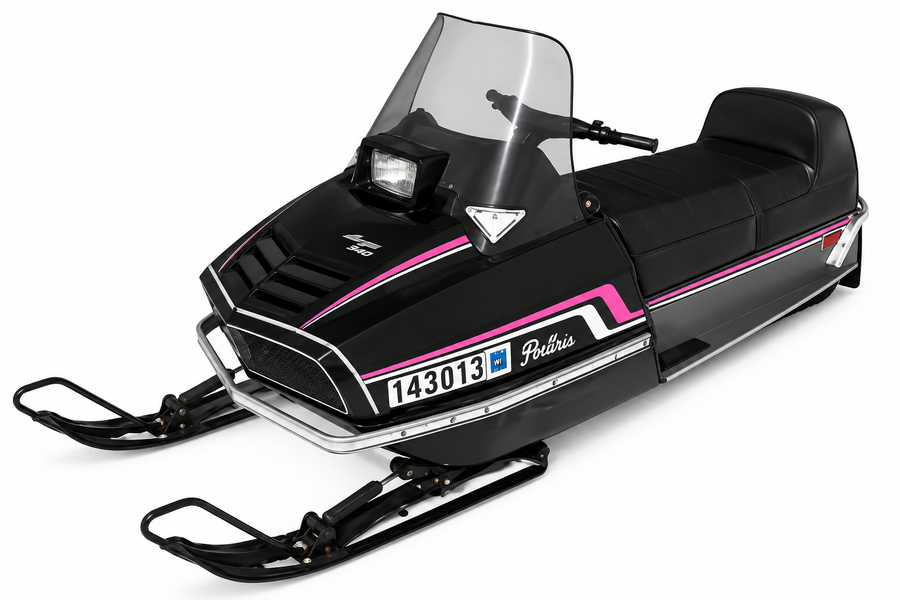 1977 Arctic Cat Panther 5000 restored snowmobile with reproduction decals