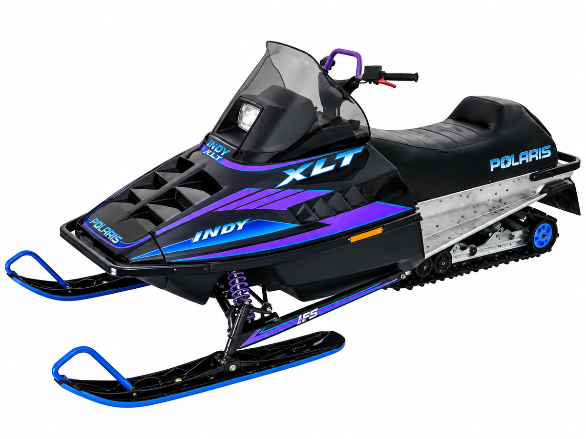 1994 Polaris Indy XLT restored snowmobile with reproduction decals