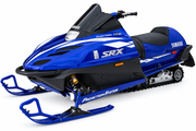 1998 Yamaha SRX Mountain restored snowmobile with reproduction decals