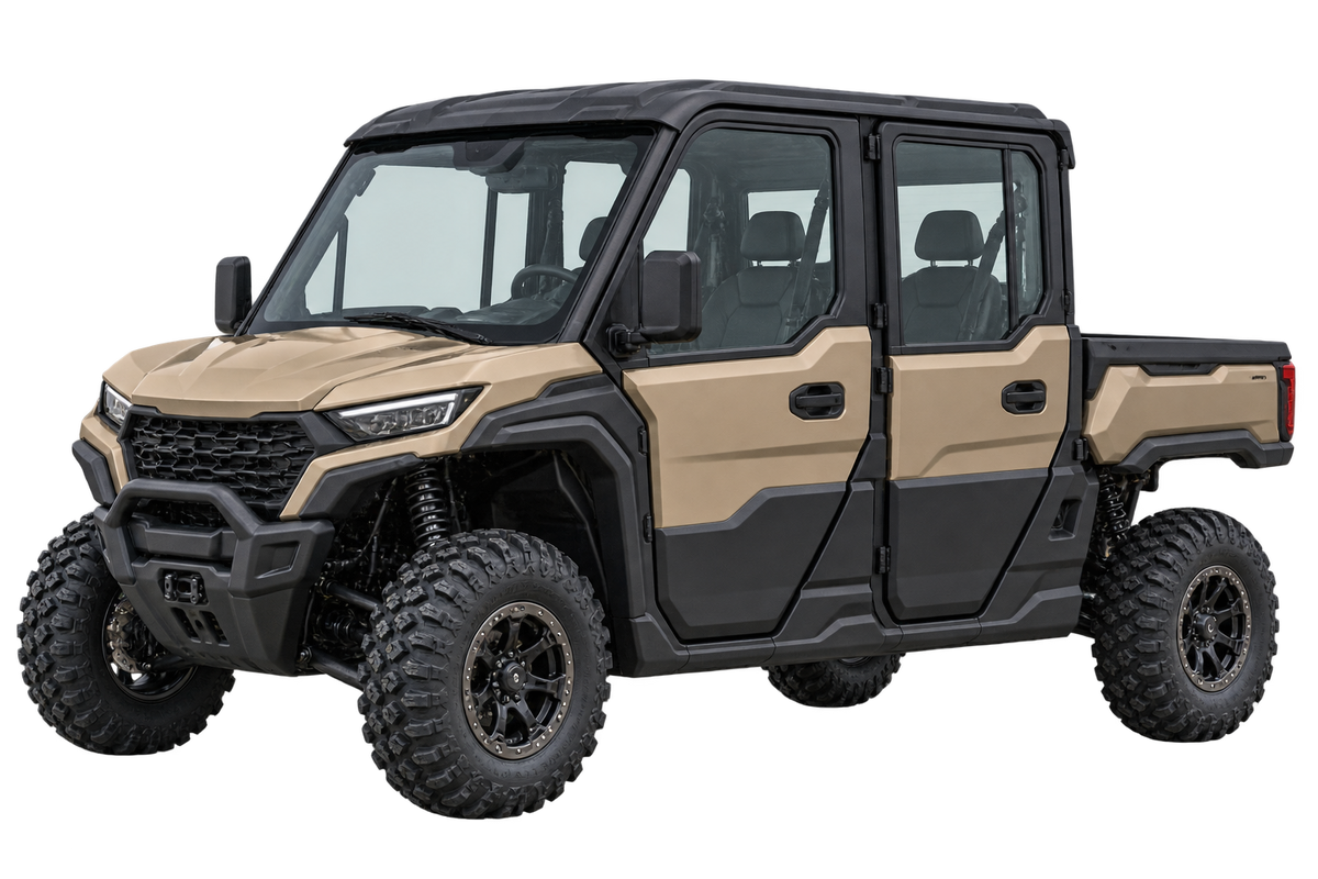 CFMoto UForce Highland black machine reference for Fresh Start custom graphics