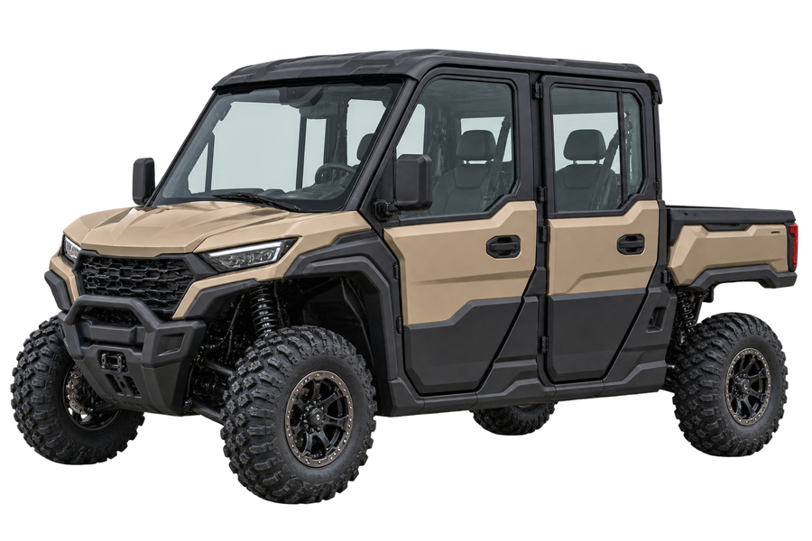 CFMoto UForce Highland black machine reference for Fresh Start custom graphics