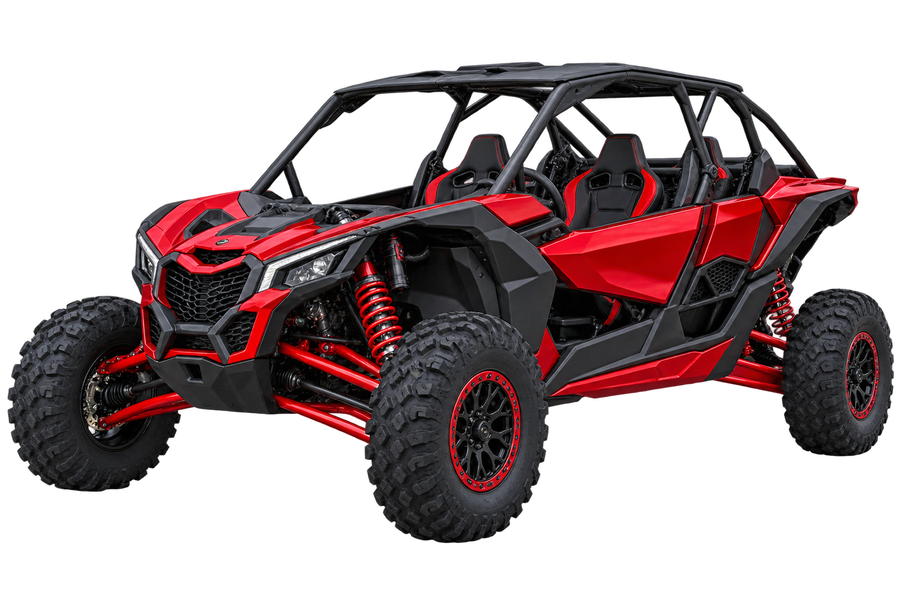 Can-Am Maverick black machine reference for Fresh Start custom graphics