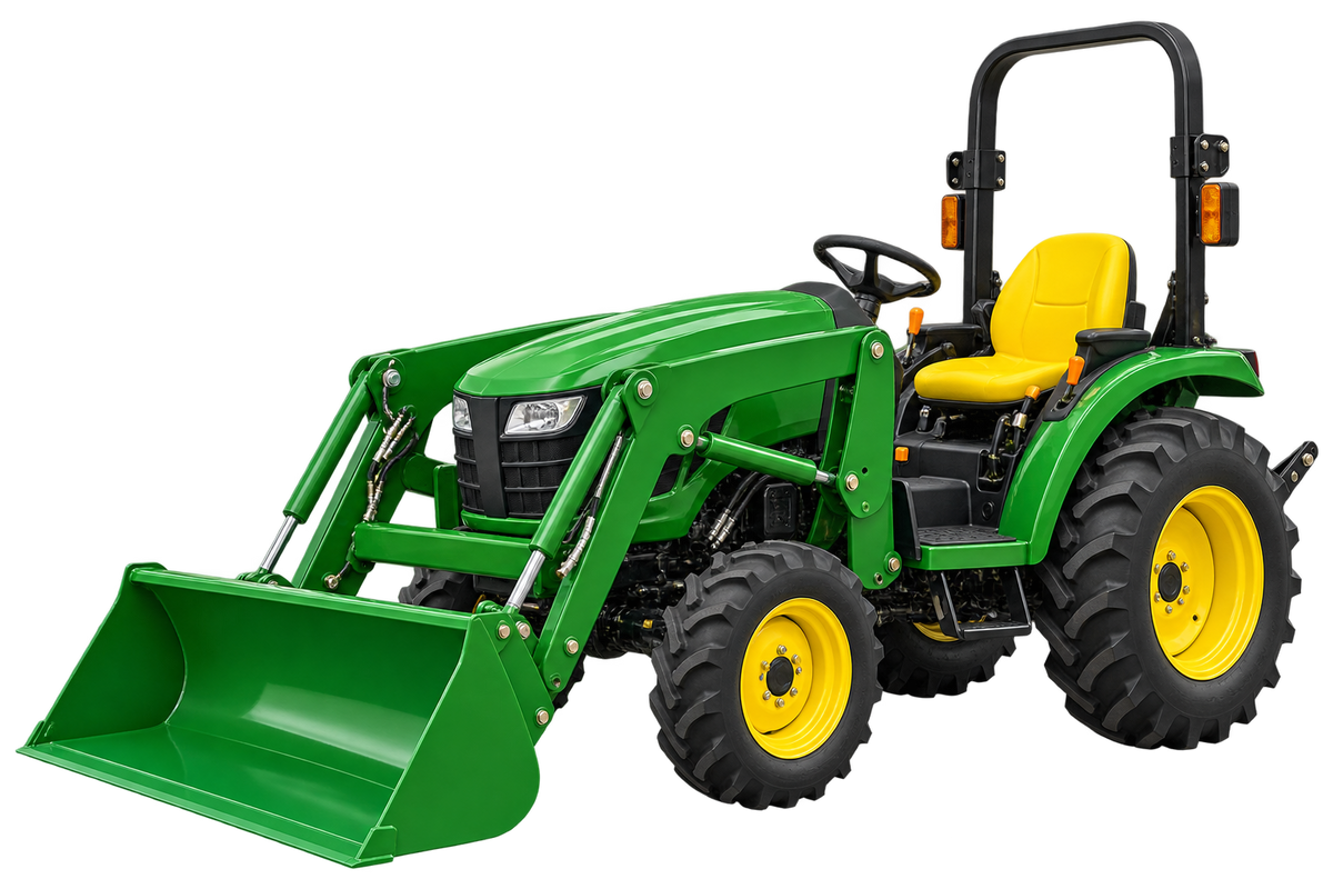 Kubota Equipment black machine reference for Fresh Start custom graphics
