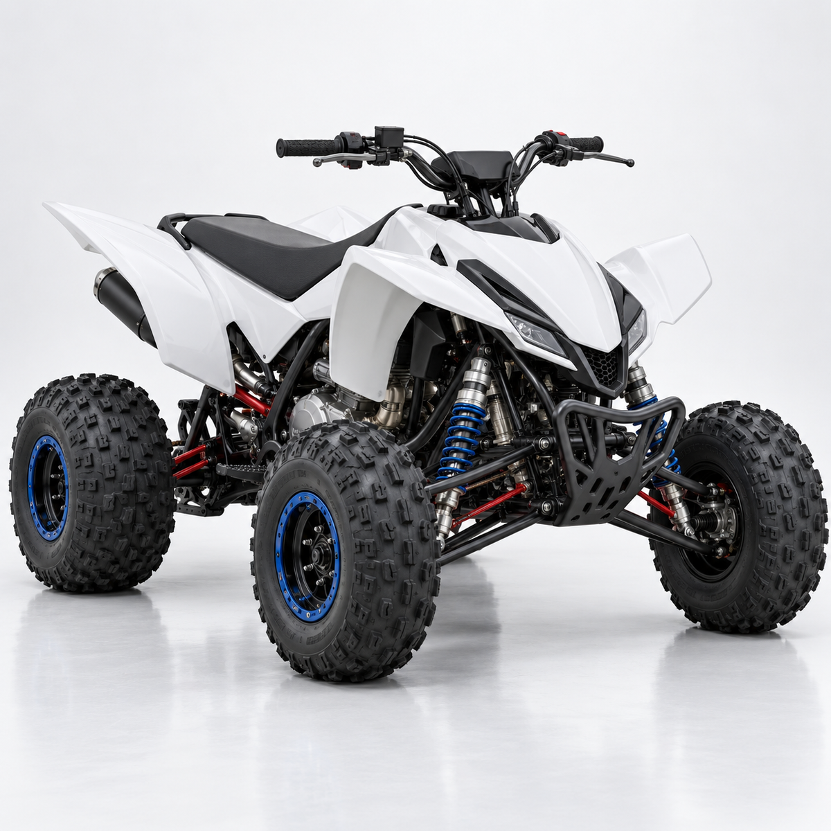 Universal Sport quad black machine reference for Fresh Start custom graphics