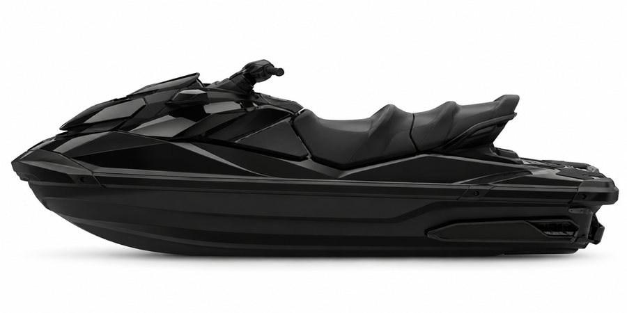 Sea-Doo Watercraft — AI-generated black side-view concept reference; exact model confirmed after purchase