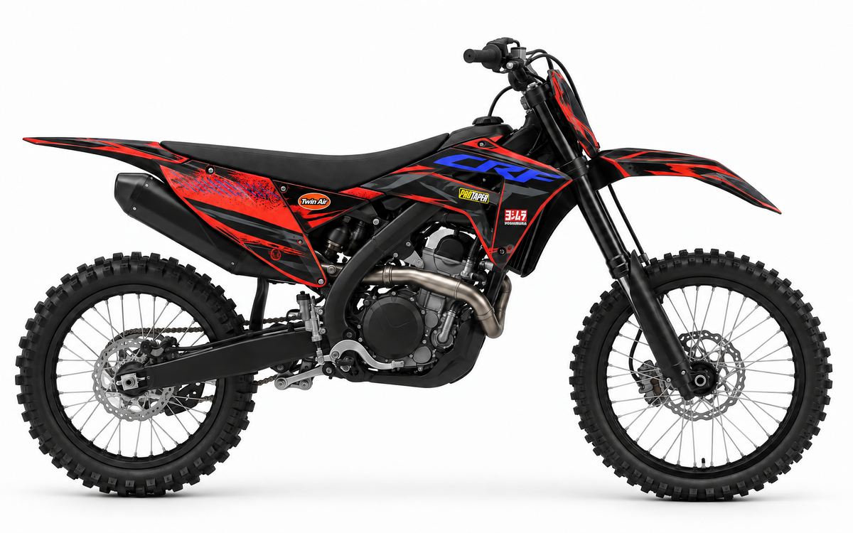 Red - Honda CRF-R · 2025–26 Complete Decal Kit – Bulletproof Graphics